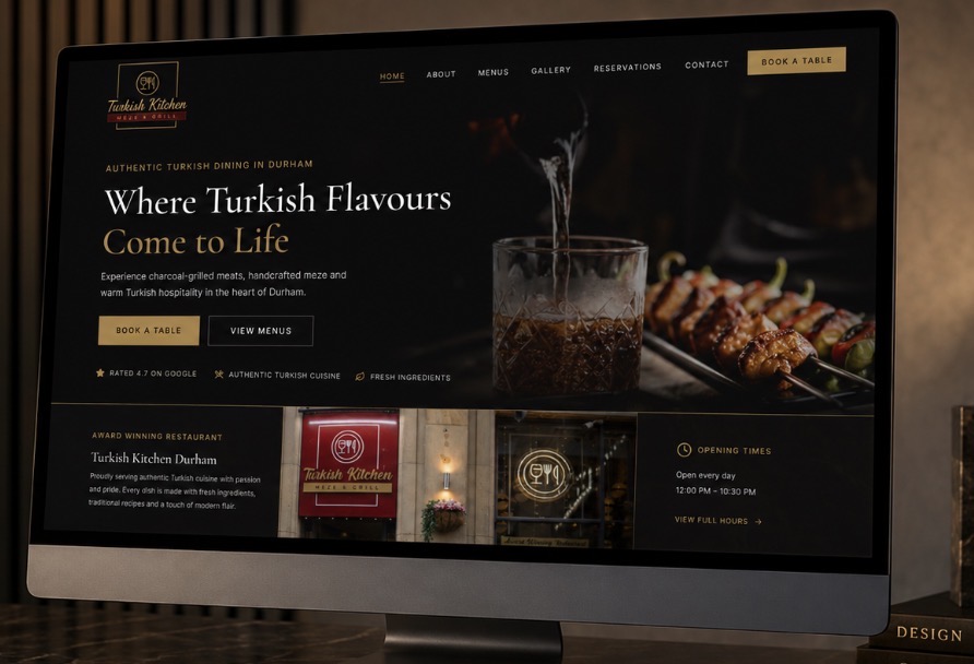 www.turkishkitchendurham.co.uk website preview